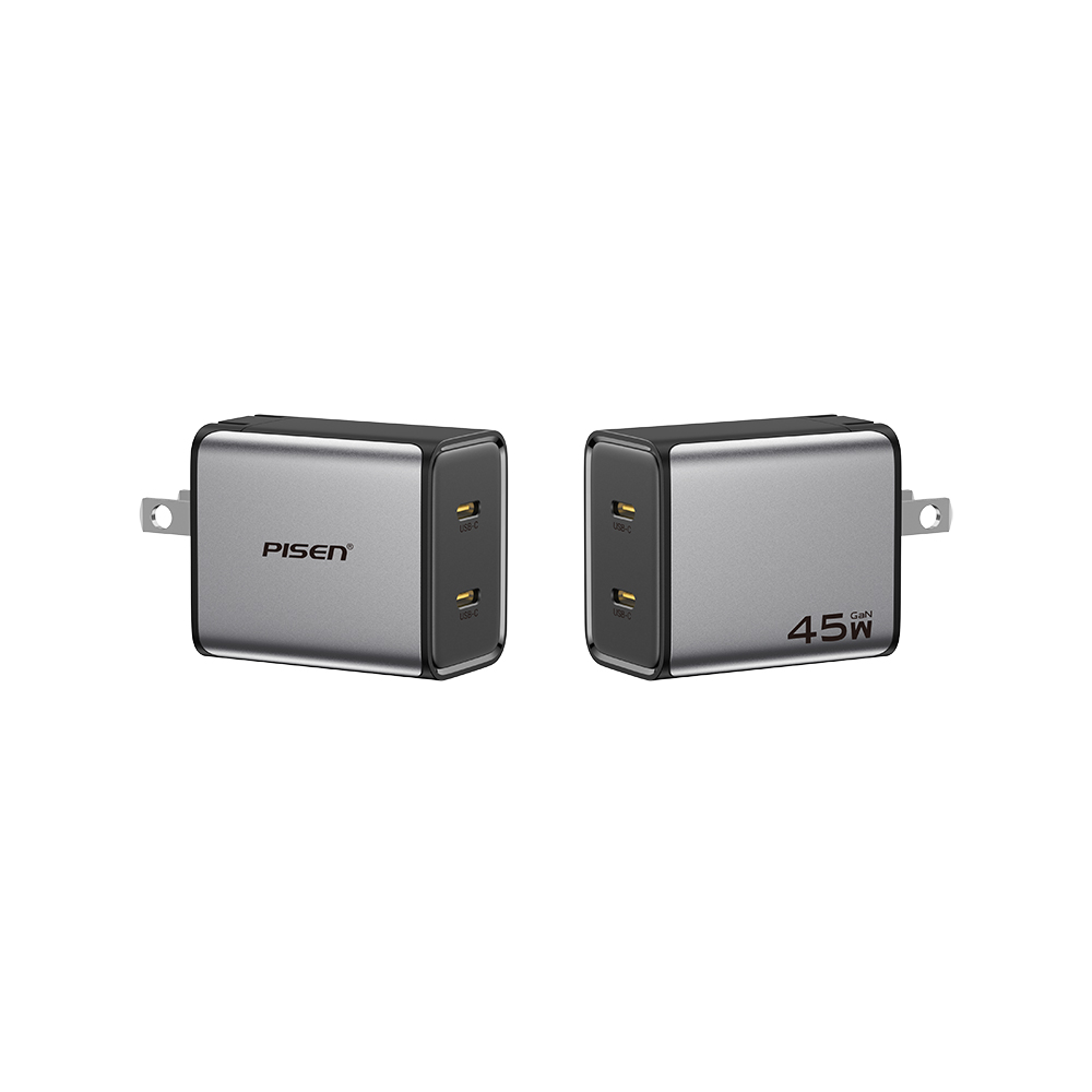 Củ Sạc Pisen BOLT Utility USB-C 45W 2C GaNUltra Flash Wall - TP-C65